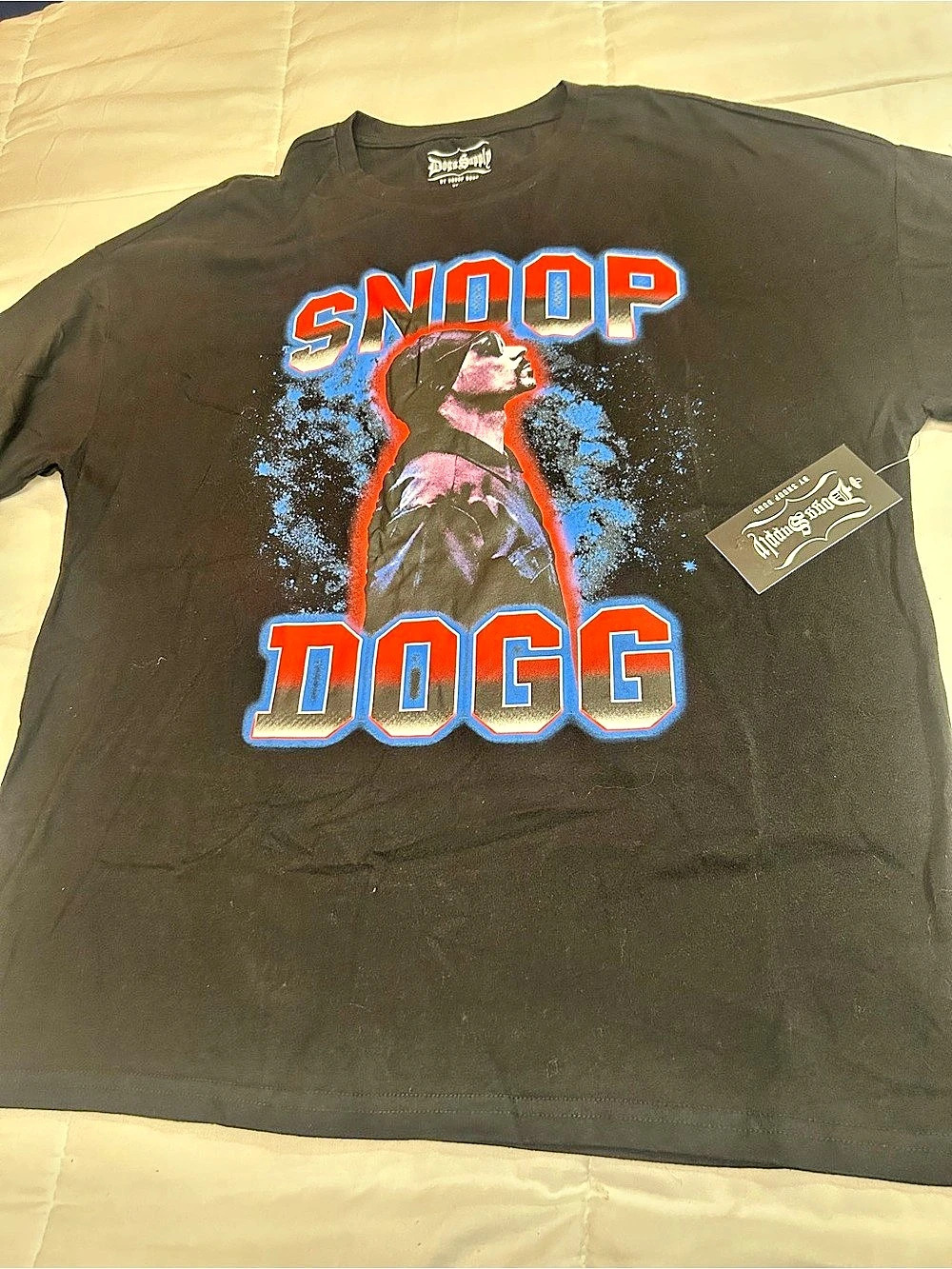Dogg Supply Snoop Dogg Graphic Tee Black Medium NWT